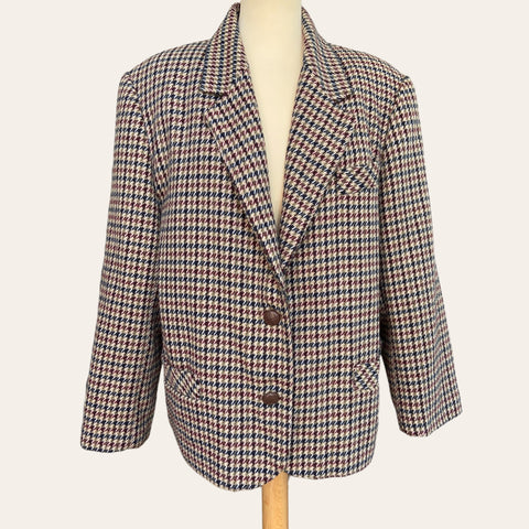 Blazer à carreaux