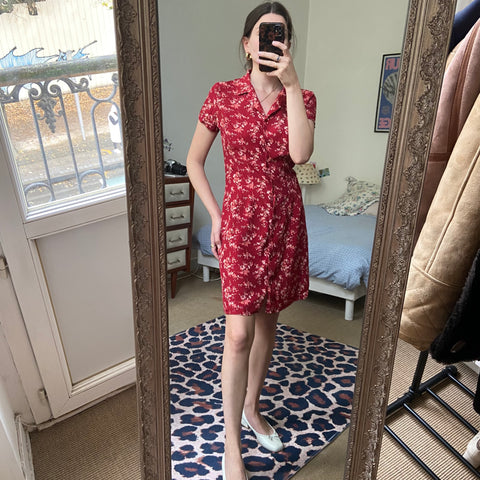 Robe chemise imprimé floral