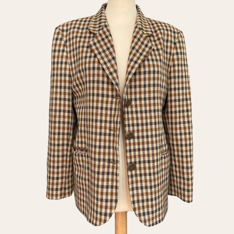 Blazer à carreaux