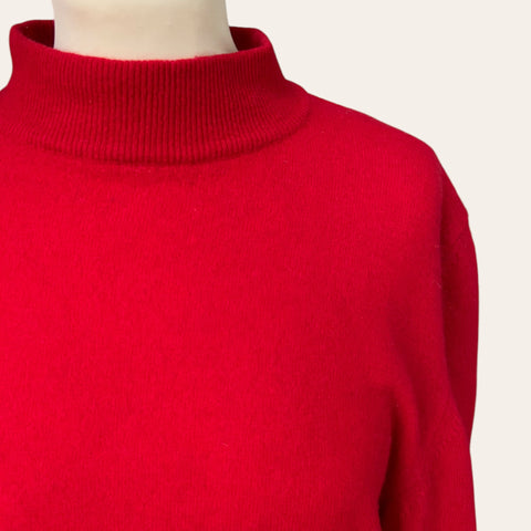 Red wool sweater