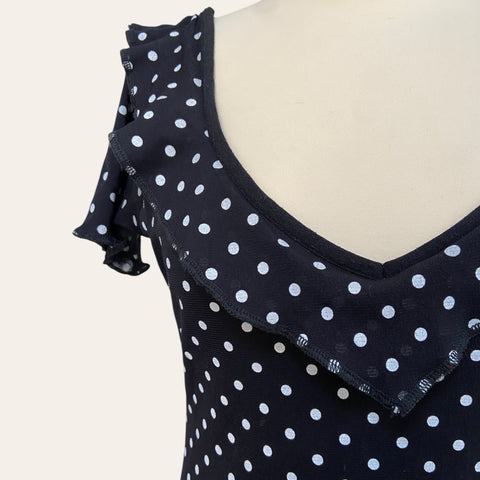 Polka dot midi dress