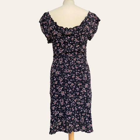 Robe midi imprimé floral