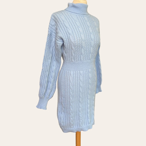 Cable knit dress