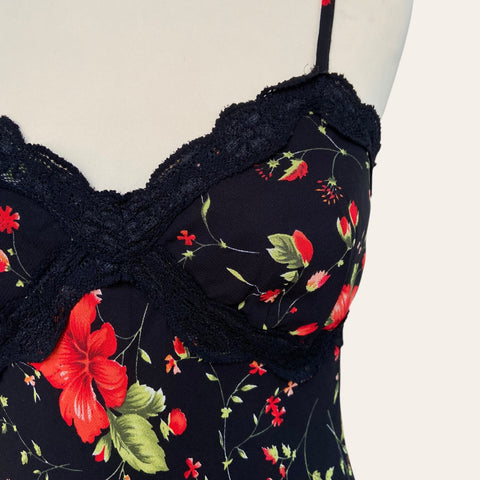 Robe nuisette imprimé floral