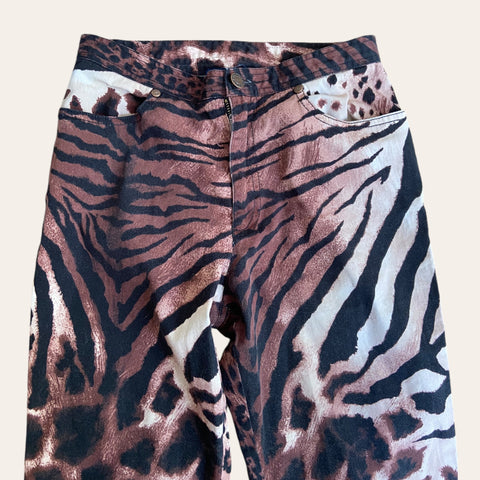 Kenzo leopard print pants