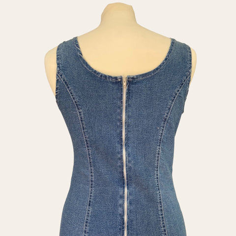 Robe mini en jean