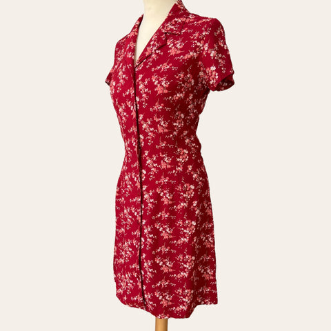 Robe chemise imprimé floral