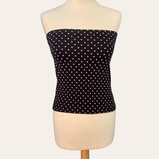 Polka dot bustier and headband