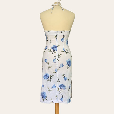 Robe dos nu imprimé floral