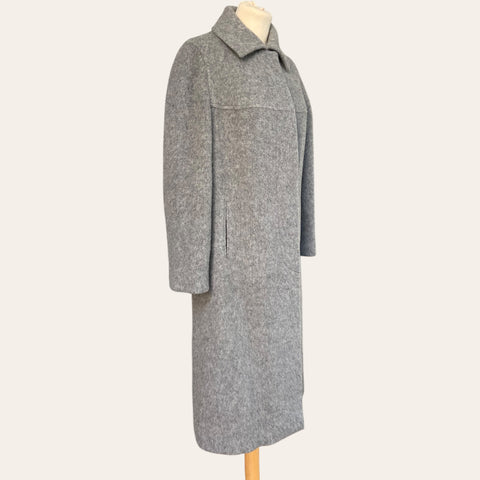 Manteau gris en laine