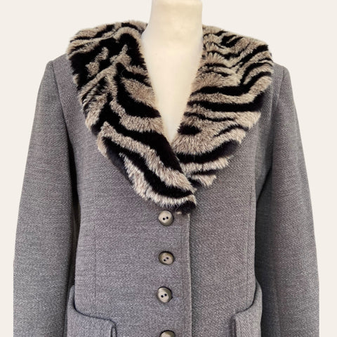 Fur collar jacket