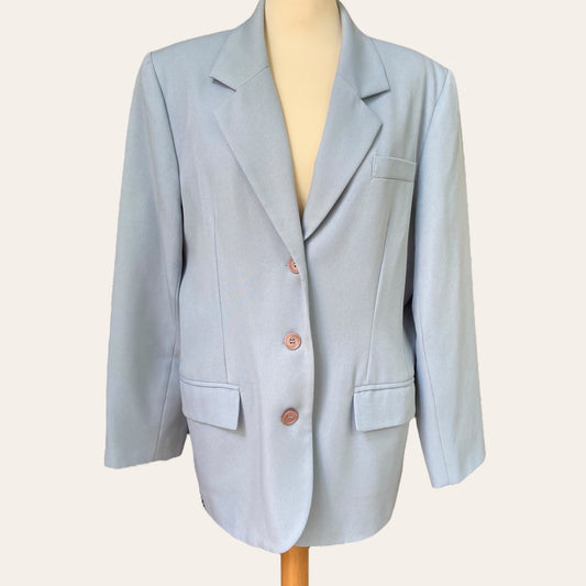 Sky blue blazer jacket