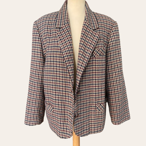 Blazer à carreaux