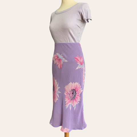 Jupe midi imprimé floral