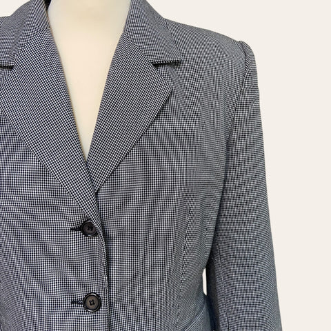 Blazer imprimé à carreaux