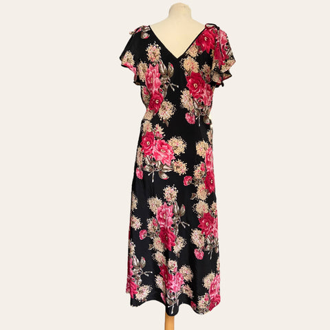 Robe midi imprimé floral