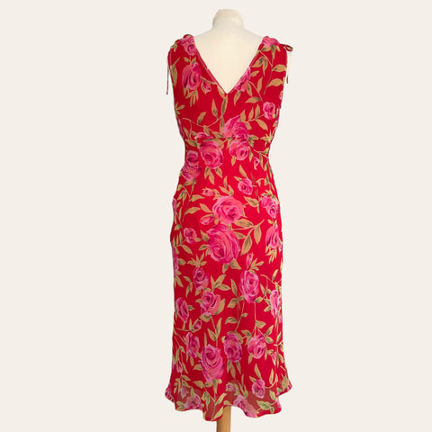 Robe midi imprimé floral