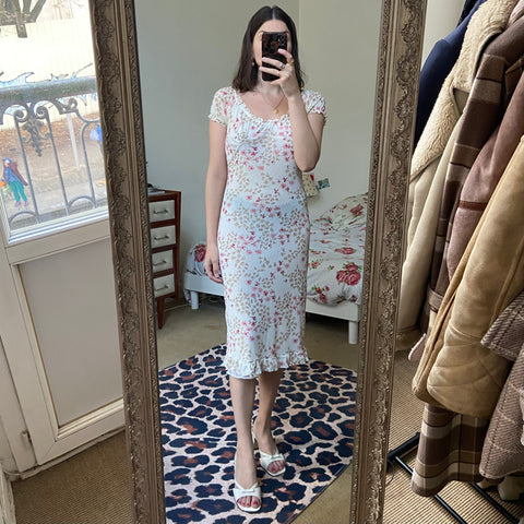 Robe midi imprimé floral