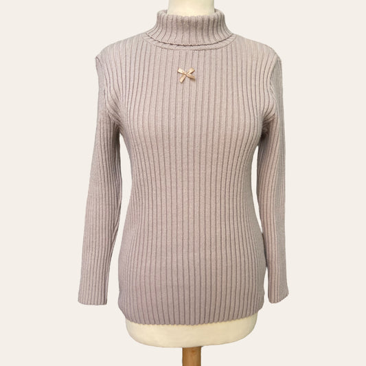 Turtleneck wool knit