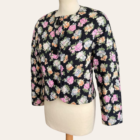 Veste matelassée imprimé floral