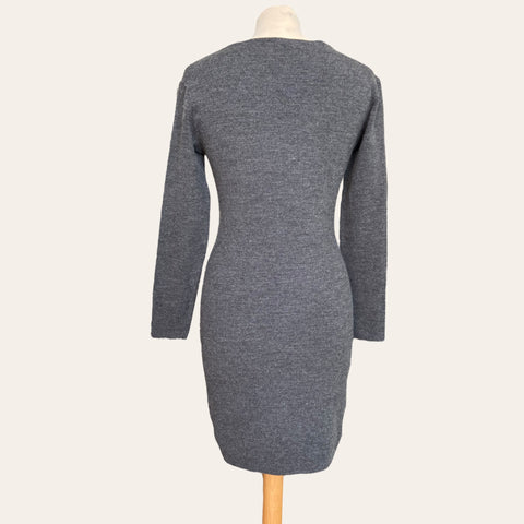 Balconette wool dress