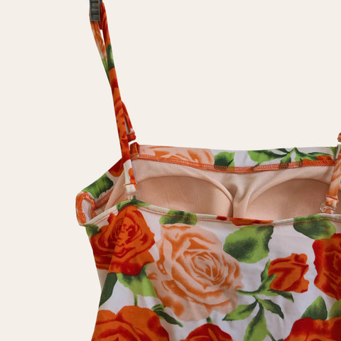 Maillot de bain à roses