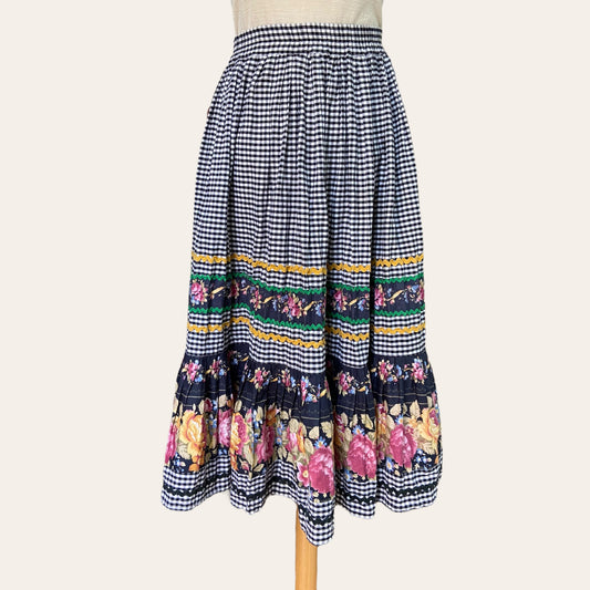 Provencal style flared skirt