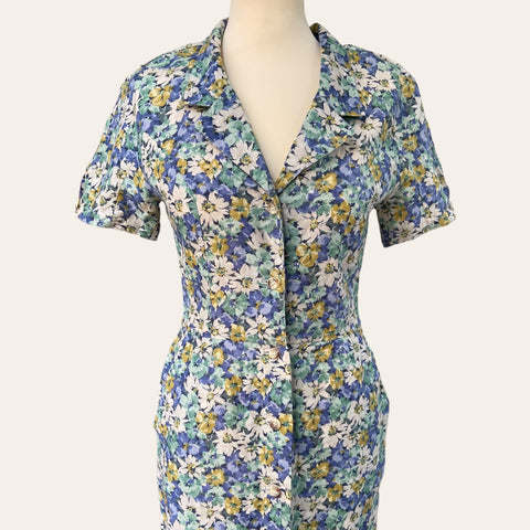 Robe chemise imprimé floral