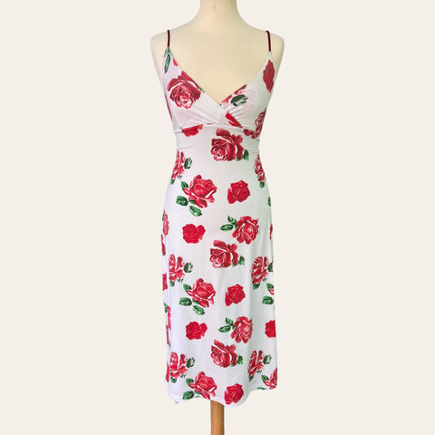 Robe dos nu imprimé floral