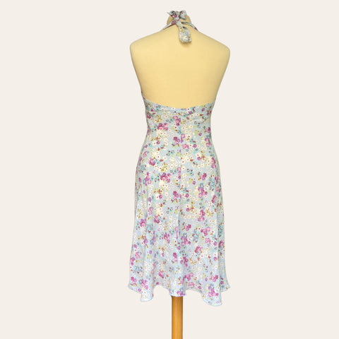 Robe dos nu imprimé floral