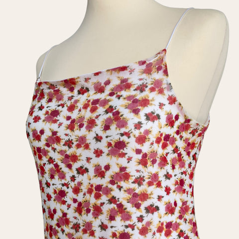 Floral print midi dress