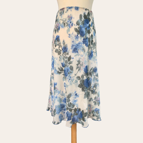 Jupe midi imprimé floral