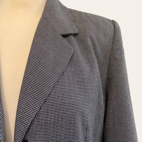 Blazer imprimé à carreaux