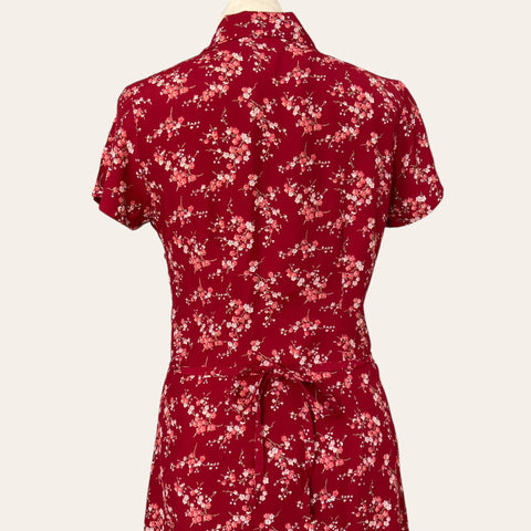 Robe chemise imprimé floral