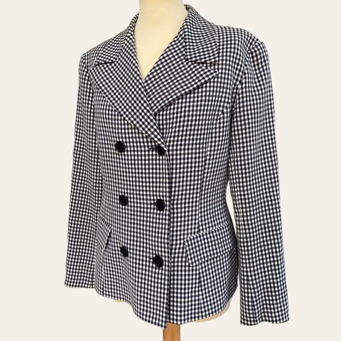 Blazer imprimé vichy