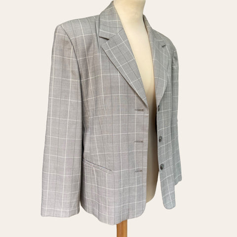 Blazer à carreaux