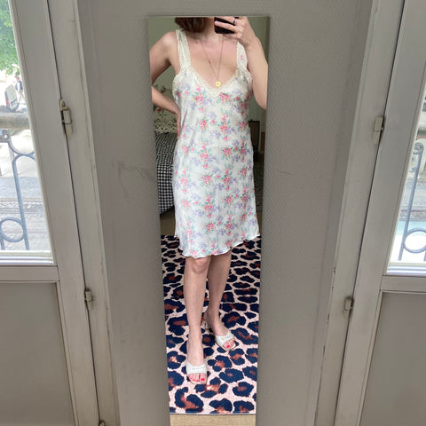 Robe nuisette imprimé floral