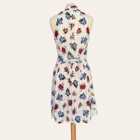 Robe boutonnée imprimé floral