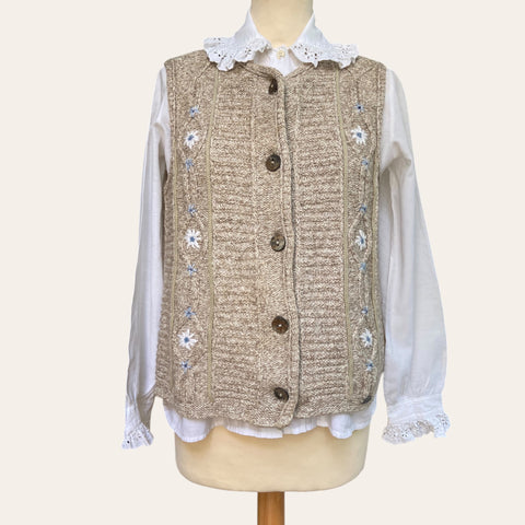 Austrian embroidered cardigan