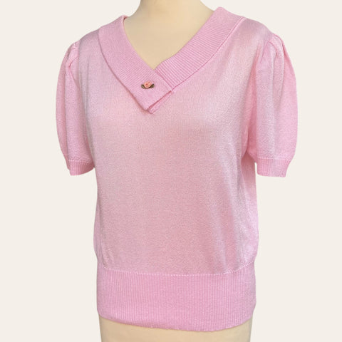 Candy pink knit