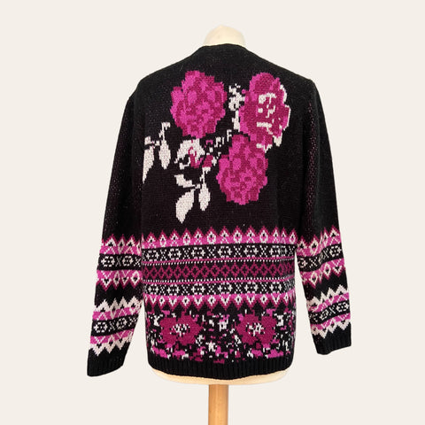 Cardigan jacquard