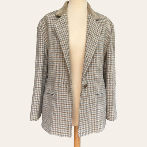 Blazer à carreaux