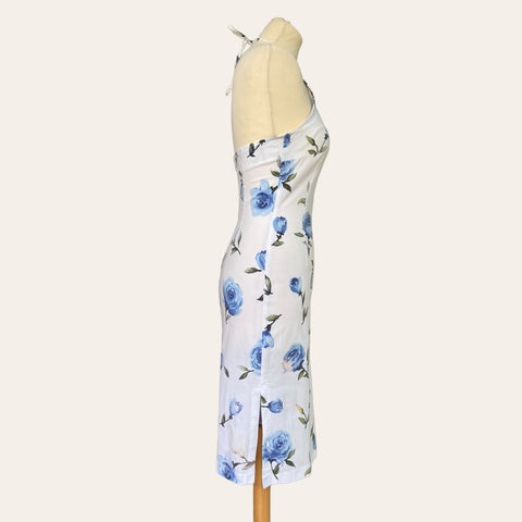 Robe dos nu imprimé floral
