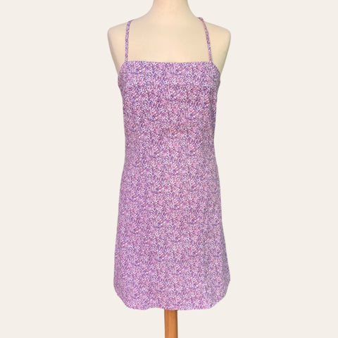 Liberty floral print mini dress