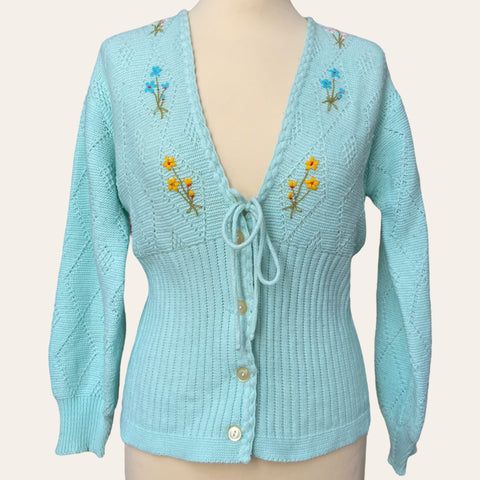 Embroidered cardigan