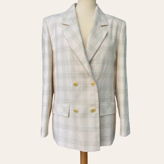 Checked blazer