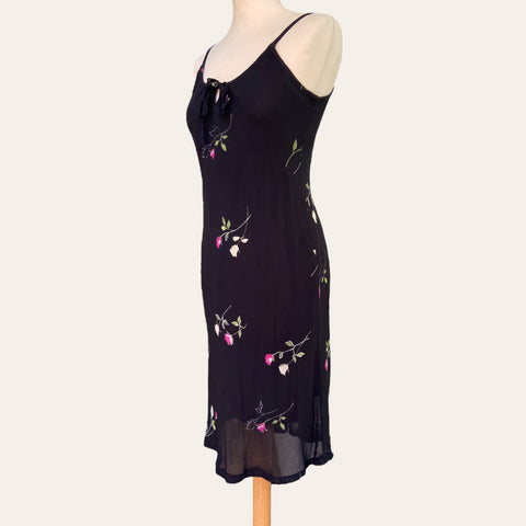 Robe mi-longue imprimé floral