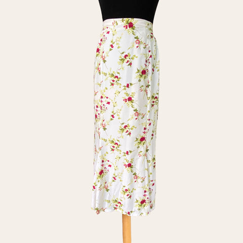 Jupe midi imprimé floral