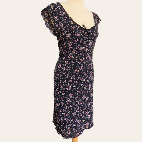 Robe midi imprimé floral