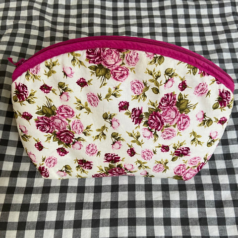 Trousse imprimé rosier